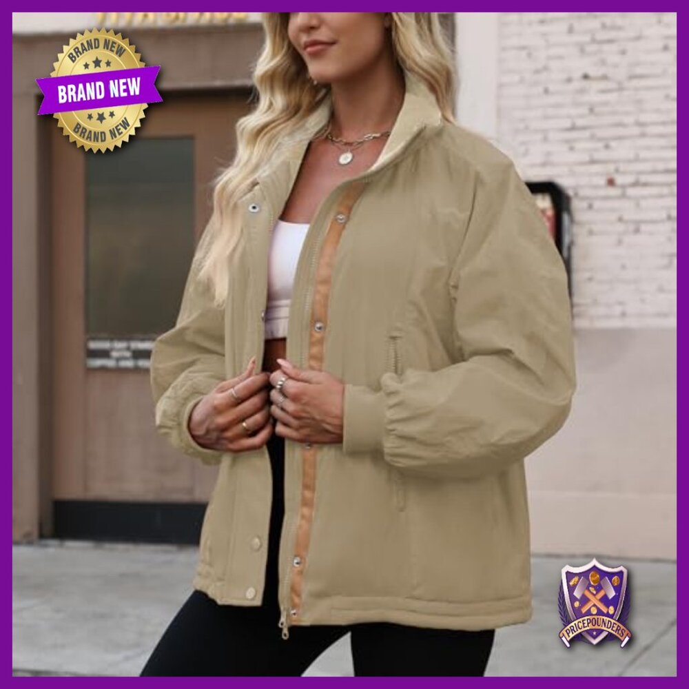 Fleece Lined Winter Jacket Waterproof Trench Coat… - image 5